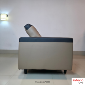 Godrej Interio Vespera 3 Seater Sofa (Synthetic Leather, Black Peanut) - Image 17