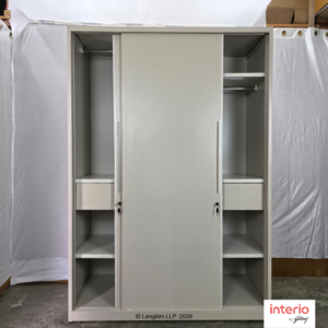 Godrej Interio Slide N Store Pro Sliding Steel Almirah (Oatmeal) - Image 20