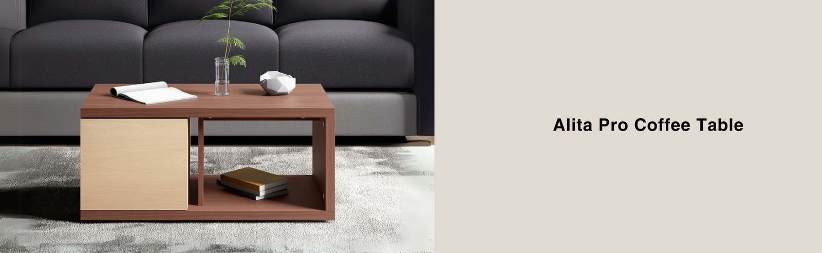 Godrej Interio Alita Pro Coffee Table (Walnut Beige) Banner Godrej Interio Alita Pro Coffee Table (Walnut Beige) Banner