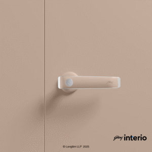 Godrej Interio Auraline Women Basic 2 Door Steel Almirah (Affogato Tex) Door Handle