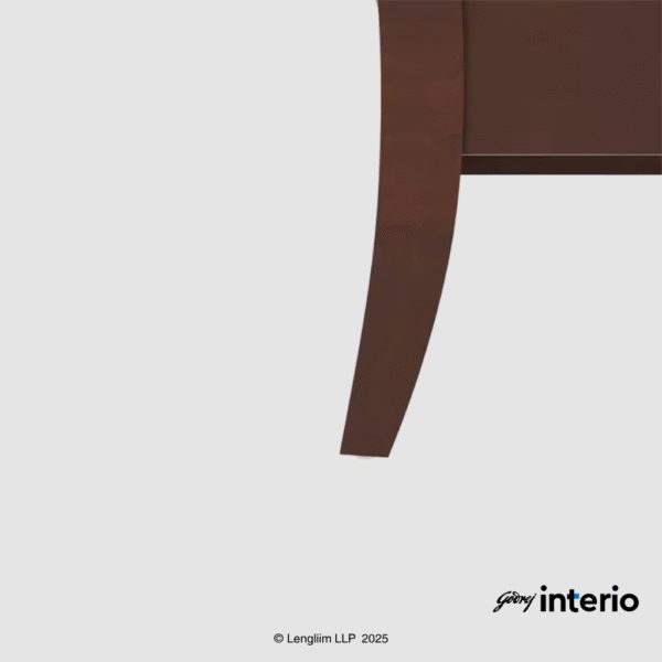 Godrej Interio Cedar 1 Seater Sofa (Fabric, Beige) Leg
