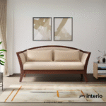 Godrej Interio Cedar 3 Seater Sofa (Fabric, Beige) Marketing Image