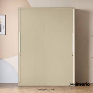 Godrej Interio Slide N Store Pro Sliding Steel Almirah (Oatmeal) Marketing Image
