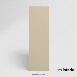 Godrej Interio Slide N Store Pro Sliding Steel Almirah (Oatmeal) Side View