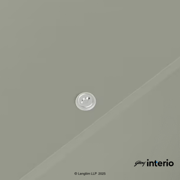 Godrej Interio Slide N Store Pro Sliding Steel Almirah (Oatmeal) Drawer Lock