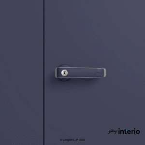 Godrej Interio Auraline Women Basic 2 Door Almirah (Navy Blue) Door Handle