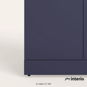 Godrej Interio Auraline Women Basic 2 Door Almirah (Navy Blue) Skirting