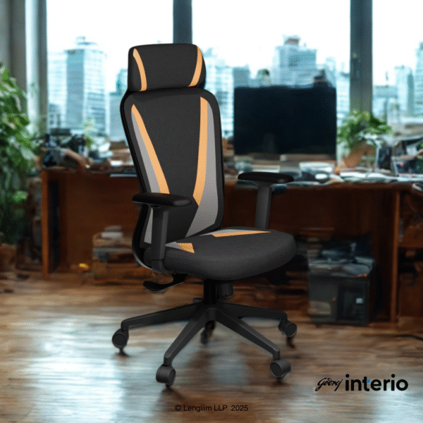 Godrej Interio Camo High Back Gaming Chair (Black Tan) Marketing Image