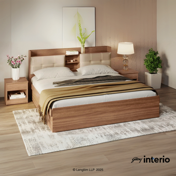 Godrej Interio Doze Nx Regular Height King Size (Engineered Wood, Pull-Out Storage) Marketing Image