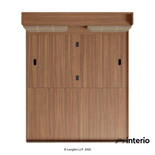 Godrej Interio Doze Nx Regular Height King Size (Engineered Wood, Pull-Out Storage) Top View