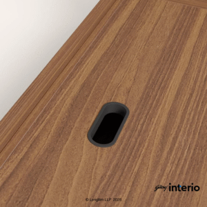 Godrej Interio Doze Nx Regular Height King Size (Engineered Wood, Pull-Out Storage) Drawer handle
