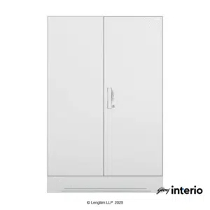 Godrej Interio Slimline Minor 2 Door Locker (Royal Ivory) Front View