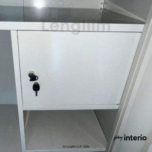 Godrej Interio Slimline Minor 2 Door Locker (Royal Ivory) Actual Product Locker View