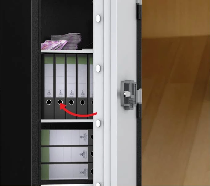 Godrej Centiguard 169 Liters Steel 1060 Fire Safe Home Locker (Double Keylock) Advanced snap shut mechanism