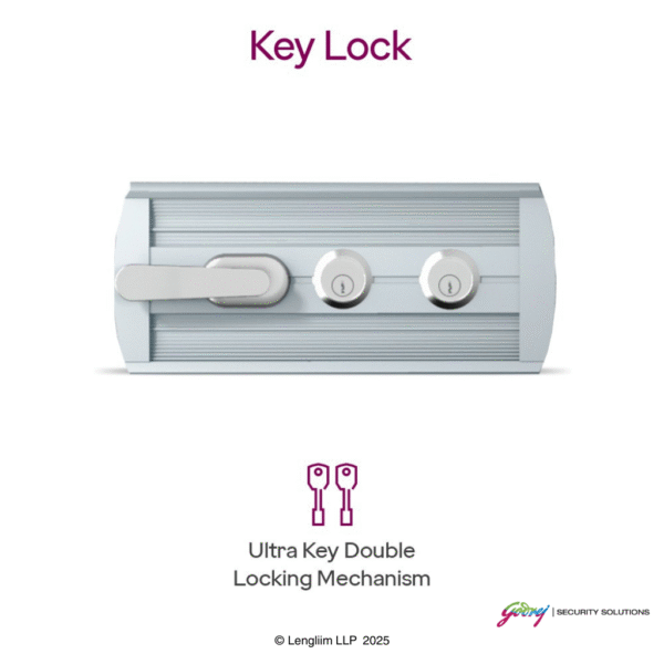 Godrej Centiguard 169 Liters Steel 1060 Fire Safe Home Locker (Double Keylock) Digital Biometric Lock System