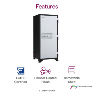 Godrej Centiguard 169 Liters Steel 1060 Fire Safe Home Locker (Double Keylock) Features