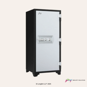 Godrej Centiguard 169 Liters Steel 1060 Fire Safe Home Locker (Double Keylock) Front Angle View