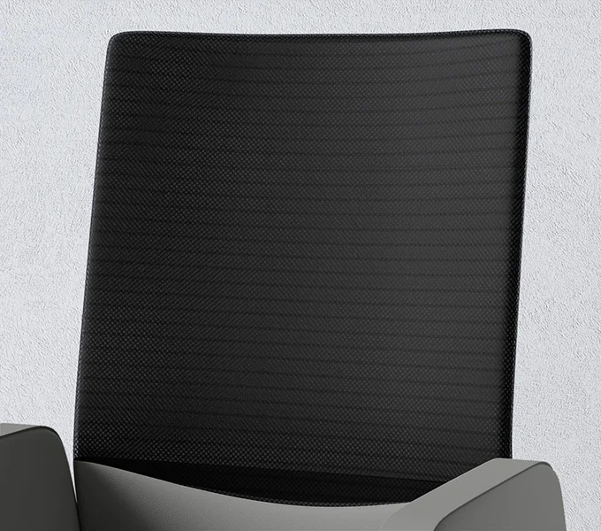 Godrej Interio Aircon Mid Back Leatherette Ergonomic Office Chair (Ash Grey) Support that moves with you