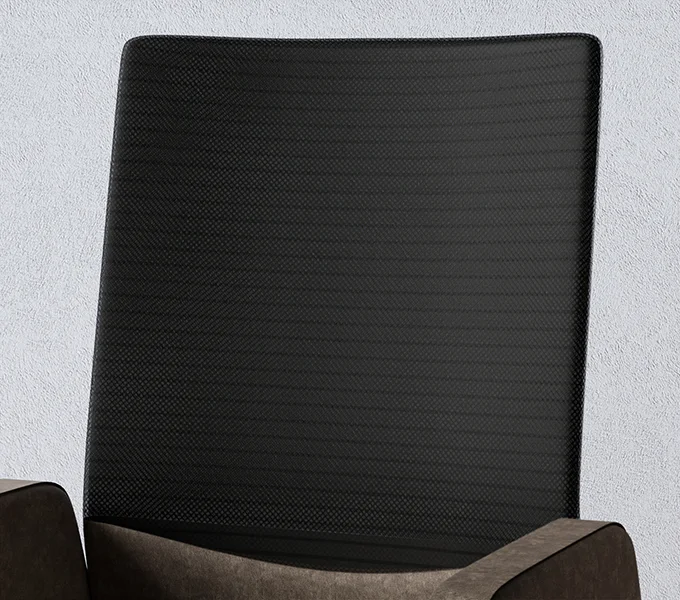 Godrej Interio Aircon Mid Back Microfiber Ergonomic Office Chair (Saddle Brown) Support that moves with you