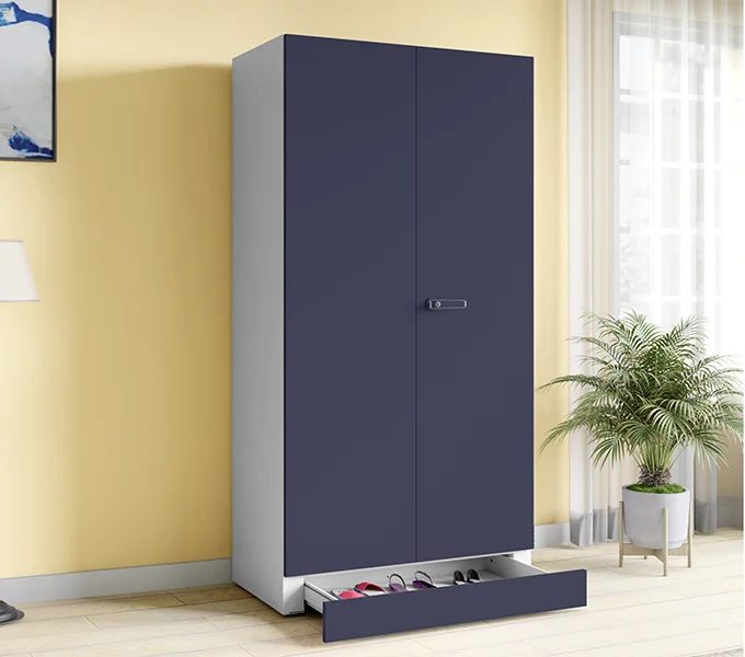 Godrej Interio Auraline Women Basic 2 Door Almirah (Navy Blue) Hassle-free cleaning and upkeep