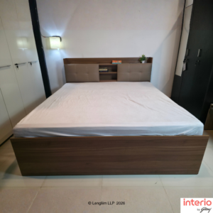 Godrej Interio Doze Nx Regular Height King Size (Engineered Wood, Pull-Out Storage)