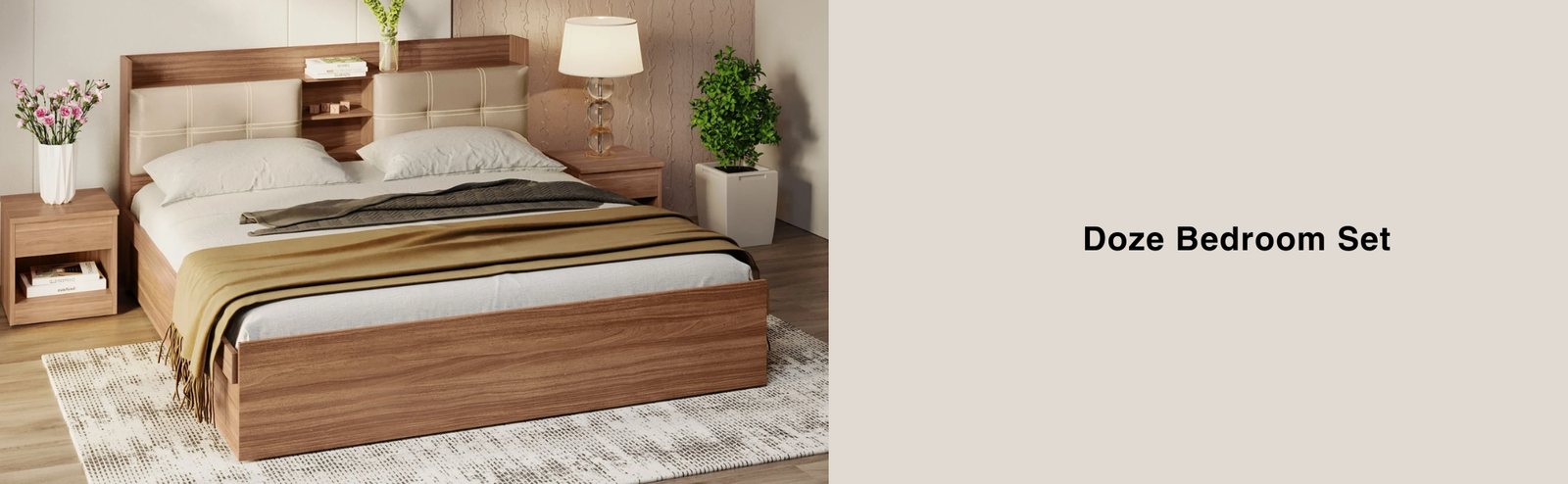 Godrej Interio Doze Nx Regular Height King Size (Engineered Wood, Pull-Out Storage) Banner