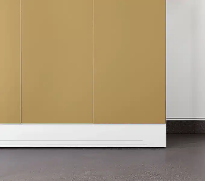 Godrej Interio Slimline 3 Door Almirah (Locker, Ice Coffee) Strength that stands the test of time