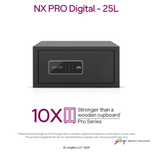 Godrej NX Pro 25 Litres Steel Digital Home Locker (10X, Ebony) Product