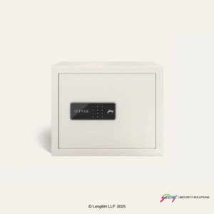 Godrej NX Pro 30 Litres Steel Digital Home Locker (10X, Ivory) Front View
