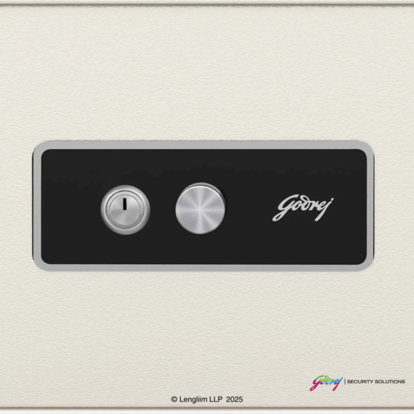 Godrej NX Pro 33 Litres Steel Key Lock Home Locker (10X, Ivory) Lock System