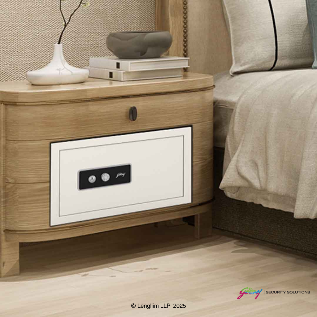 Godrej NX Pro 33 Litres Steel Key Lock Home Locker (10X, Ivory) Marketing Image