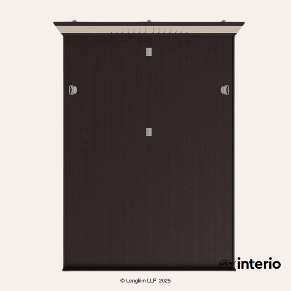 Godrej Interio Apex Nx Queen Size Engineered Wood Bed with Pull-Out Storage Top View