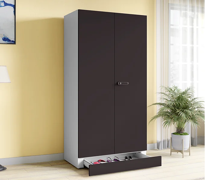 Godrej Interio Auraline Women Basic 2 Door Almirah (Coffee Brown) Hassle-free cleaning and upkeep