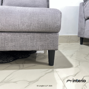 Godrej Interio Highrolla V2 Modular Fabric 5 Seater Sofa with Corner Leg Stand