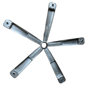 Spare Furniture Office Chair Spider Chrome Base Bottom View