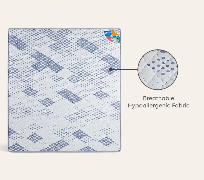 Godrej Interio Mattress Orthomatic Shyn King Size 5 Inches (78 72 5) Breathable Cover