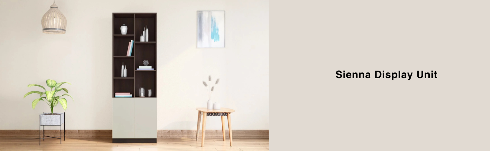 Godrej Interio Sienna Display Unit and Bookshelf (Cinnamon) Banner