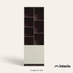 Godrej Interio Sienna Display Unit and Bookshelf (Cinnamon) - Image 2