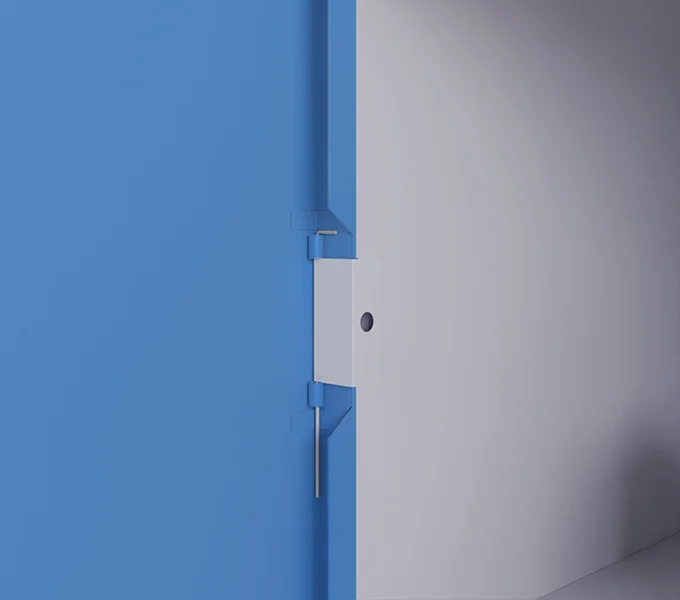 Godrej Interio StorEase 2 Door Minor With Steel Swing Doors(Pastel Blue) Doors open like a Breeze