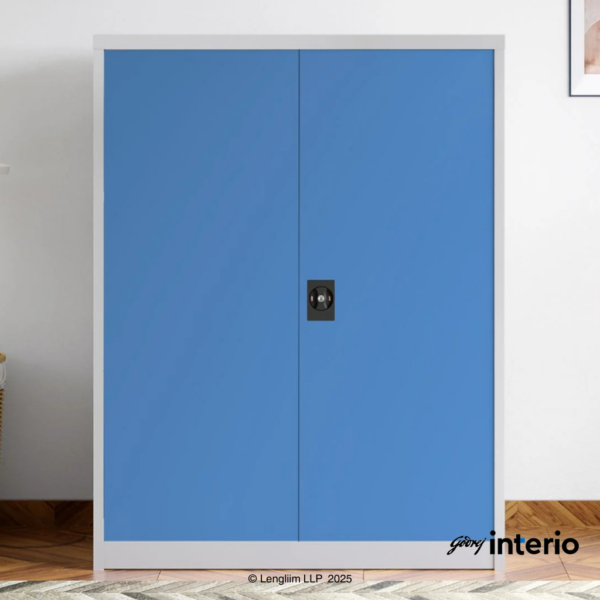 Godrej Interio StorEase 2 Door Minor With Steel Swing Doors(Pastel Blue) Marketing Image