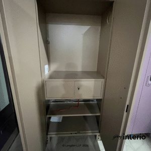 Godrej Interio Storwel Ace 2 Door Steel Almirah (Full Locker, Affogato) - Image 2