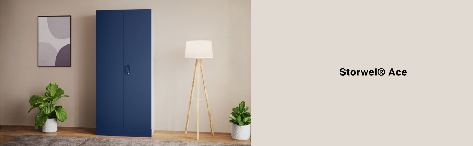 Godrej Interio Storwel Ace 2 Door Steel Almirah (Full Locker) Banner