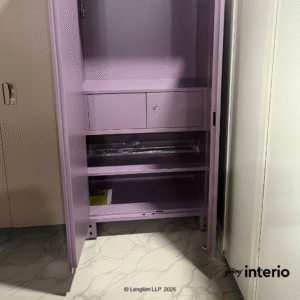 Godrej Interio Storwel Ace 2 Door Steel Almirah (Full Locker, Sepia Rose) - Image 3