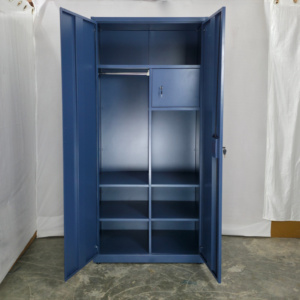 Godrej Interio Ultraline 2 Door Steel Almirah (Textured Denim Blue) - Image 3