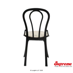 Supreme Furniture Pearl Cane Plastic Chair (Black) - Image 4