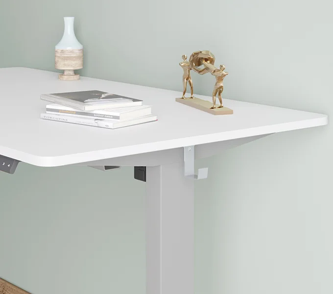 Godrej Interio Excella1 Particle Board Height Adjustable Touch Study Table Hanging Hooks