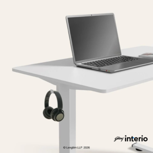 Godrej Interio Excella1 Particle Board Height Adjustable Touch Study Table - Image 4