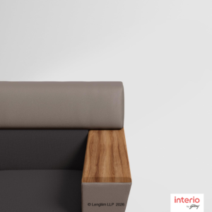 Godrej Interio Vertex 5 Seater L Shaped Sofa LH (Synthetic Leather, Pebble) - Image 5