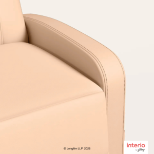 Godrej Interio Milos 1 Seater Synthetic Leather Manual Recliner Sofa with Massager - Image 2
