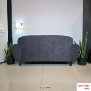 Godrej Interio Bobbin V2 3 Seater Fabric Sofa (Charcoal) - Image 10